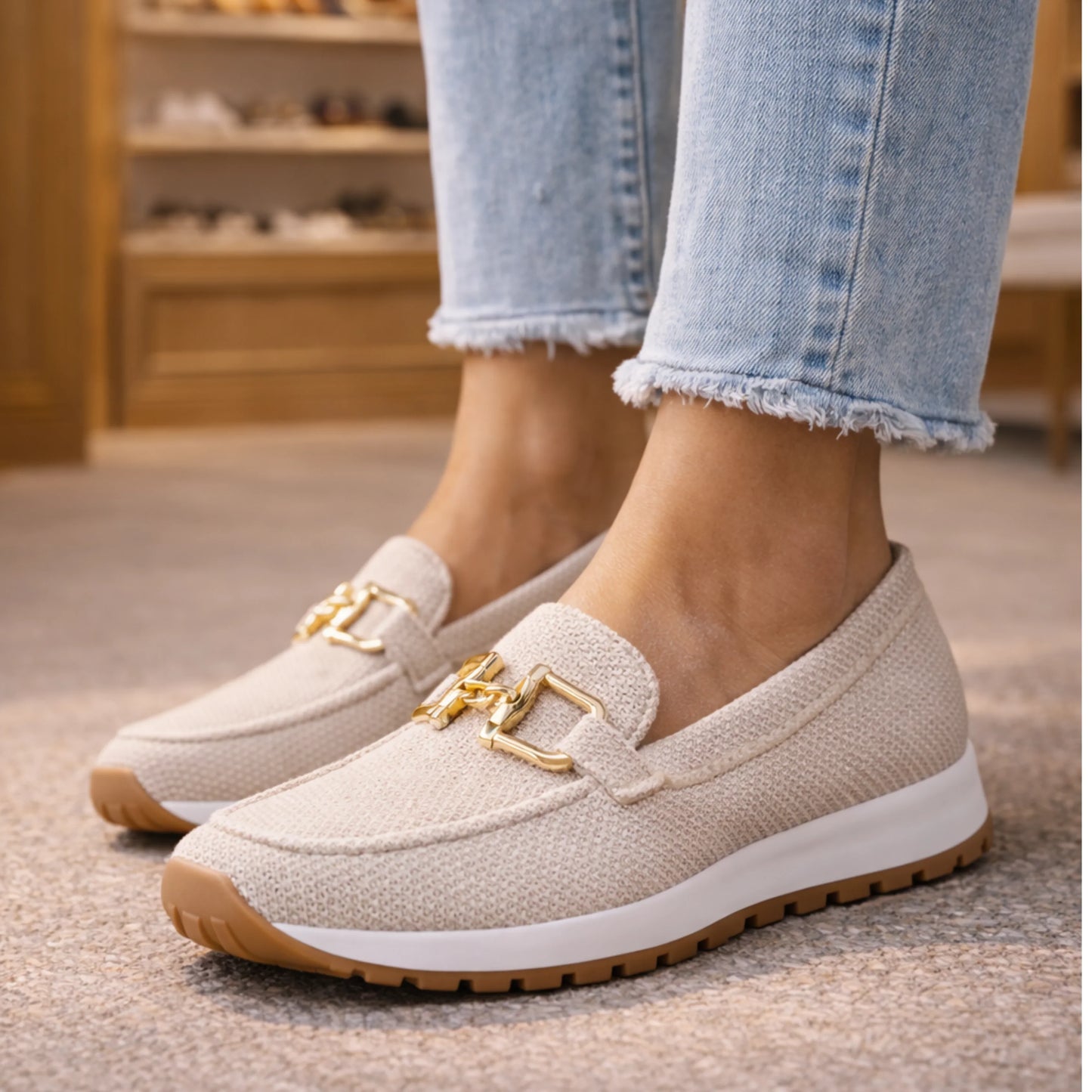 FlexiArch Pro+™ Breathable Mesh Loafers for Pain-Free Walking