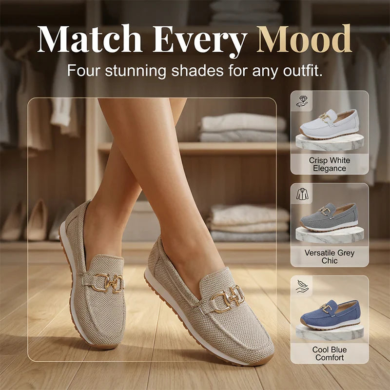 FlexiArch Pro+™ Breathable Mesh Loafers for Pain-Free Walking