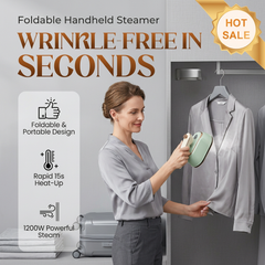 FlexSteam Pro™ Foldable Handheld Steamer for Wrinkle-Free Mornings