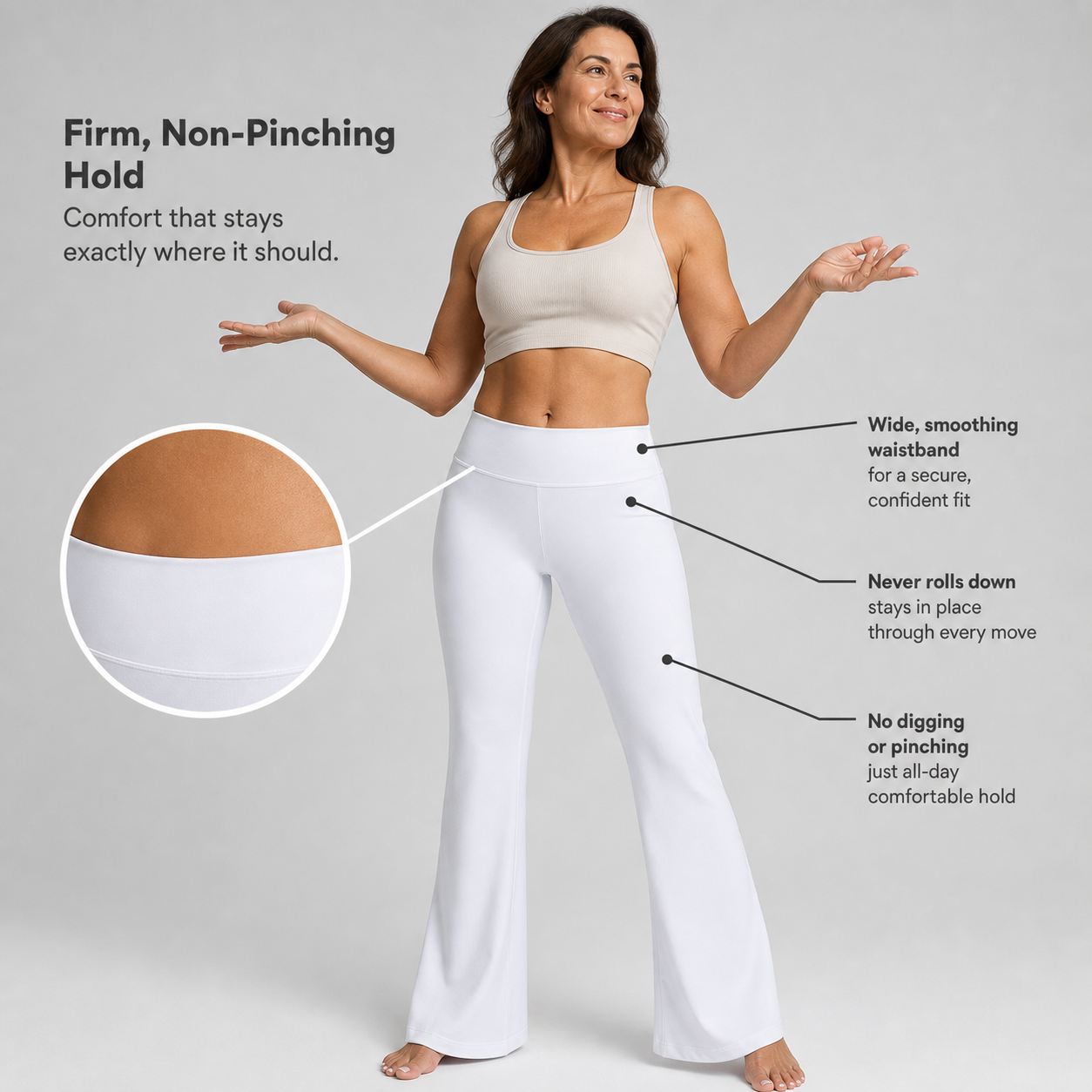 Flowella™ Shape-Forming Flare Yoga Pants for Everyday Comfort