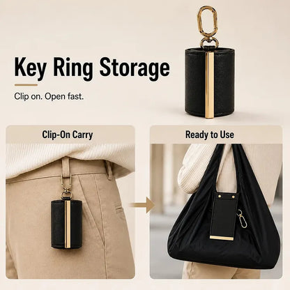 FoldKey™ Compact Keychain Tote for Everyday Carry