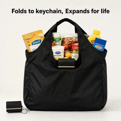 FoldKey™ Compact Keychain Tote for Everyday Carry