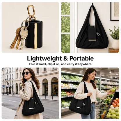 FoldKey™ Compact Keychain Tote for Everyday Carry