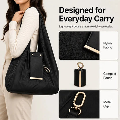 FoldKey™ Compact Keychain Tote for Everyday Carry