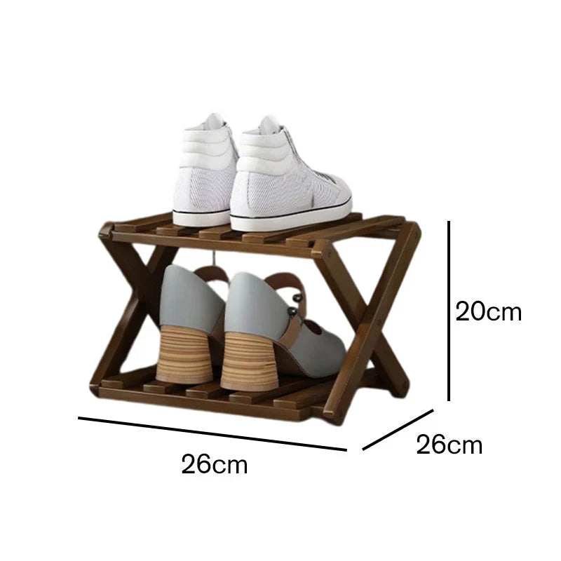 FoldNest™ Foldable Shoe Rack for Tidy Entryways