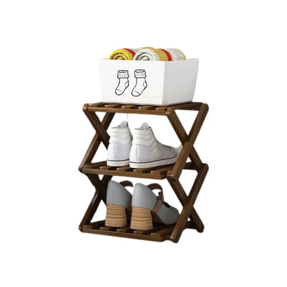 FoldNest™ Foldable Shoe Rack for Tidy Entryways