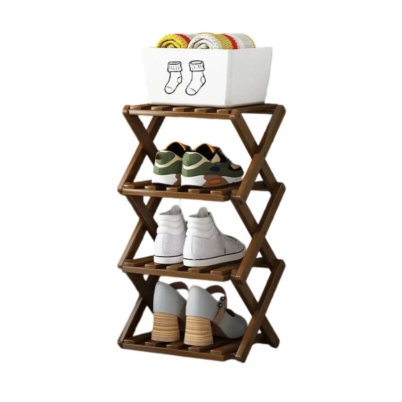 FoldNest™ Foldable Shoe Rack for Tidy Entryways