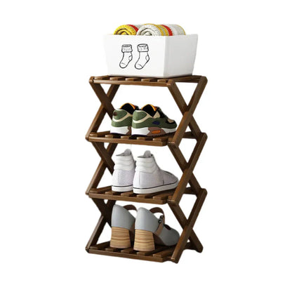 FoldNest™ Foldable Shoe Rack for Tidy Entryways