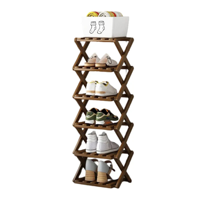 FoldNest™ Foldable Shoe Rack for Tidy Entryways