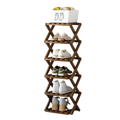 FoldNest™ Foldable Shoe Rack for Tidy Entryways