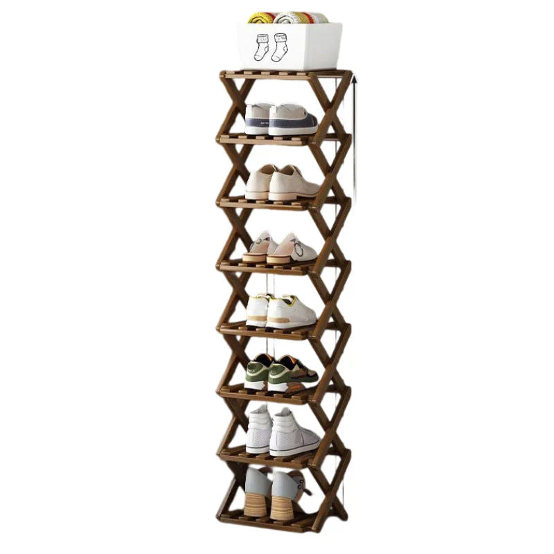 FoldNest™ Foldable Shoe Rack for Tidy Entryways