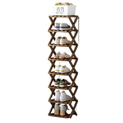 FoldNest™ Foldable Shoe Rack for Tidy Entryways
