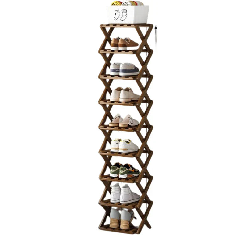 FoldNest™ Foldable Shoe Rack for Tidy Entryways