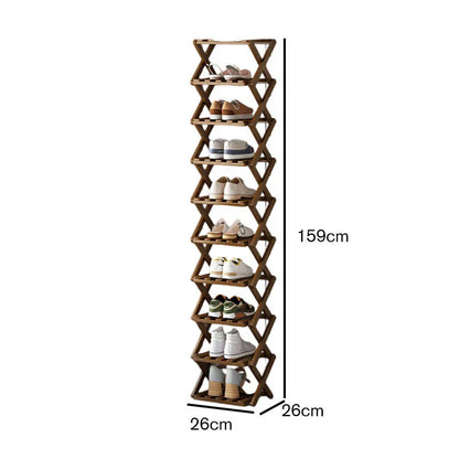 FoldNest™ Foldable Shoe Rack for Tidy Entryways