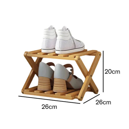 FoldNest™ Foldable Shoe Rack for Tidy Entryways