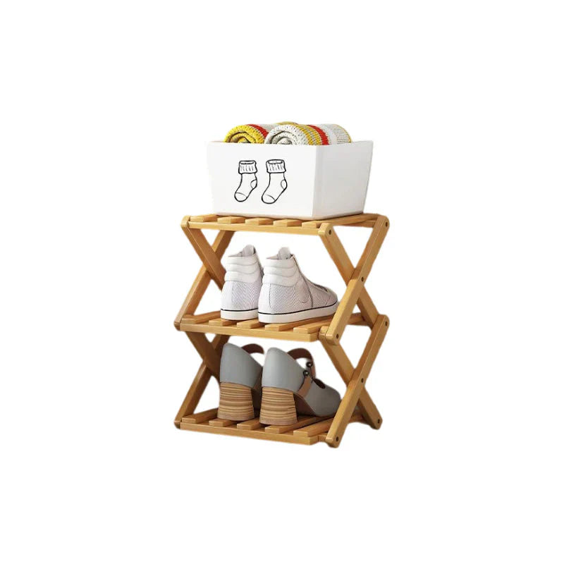 FoldNest™ Foldable Shoe Rack for Tidy Entryways