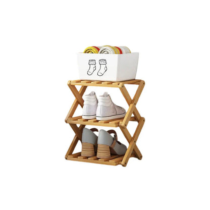 FoldNest™ Foldable Shoe Rack for Tidy Entryways