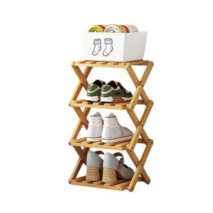FoldNest™ Foldable Shoe Rack for Tidy Entryways