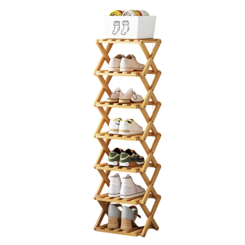 FoldNest™ Foldable Shoe Rack for Tidy Entryways