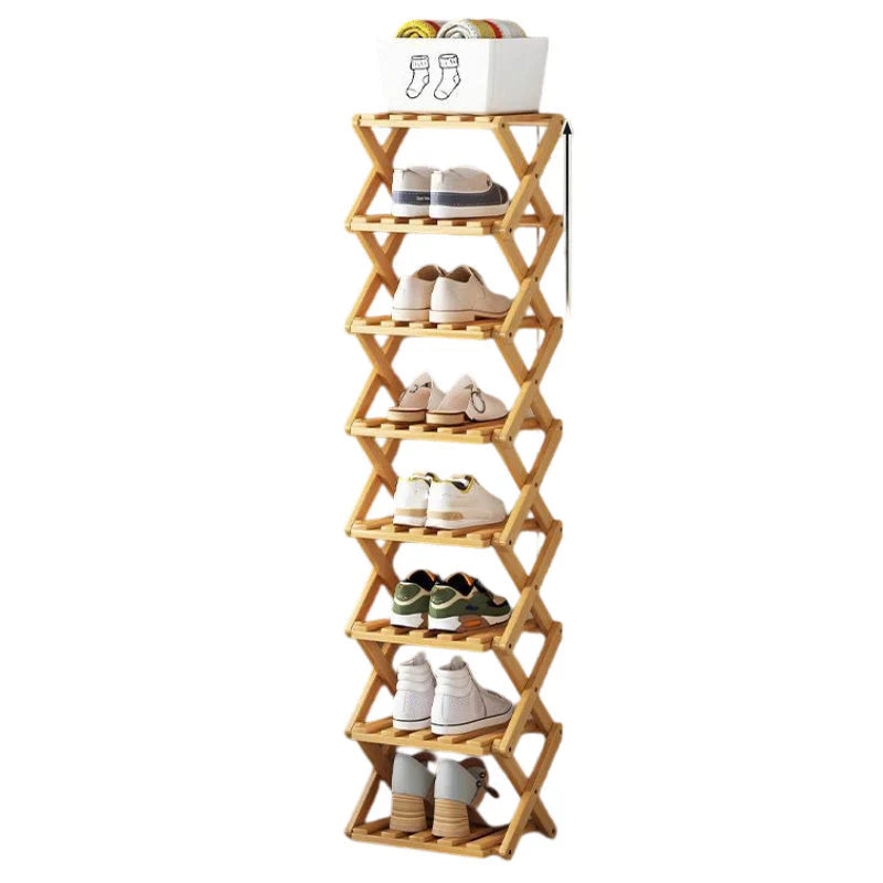 FoldNest™ Foldable Shoe Rack for Tidy Entryways