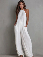 Franca Bianco™ Relaxed Wide Leg Jumpsuit