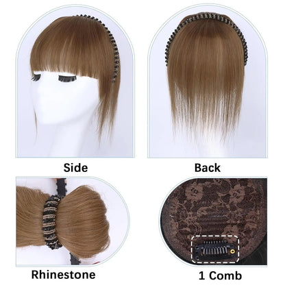 FringeWave™ Elegant Clip-On Fringe with Hair Band