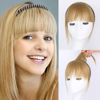 FringeWave™ Elegant Clip-On Fringe with Hair Band