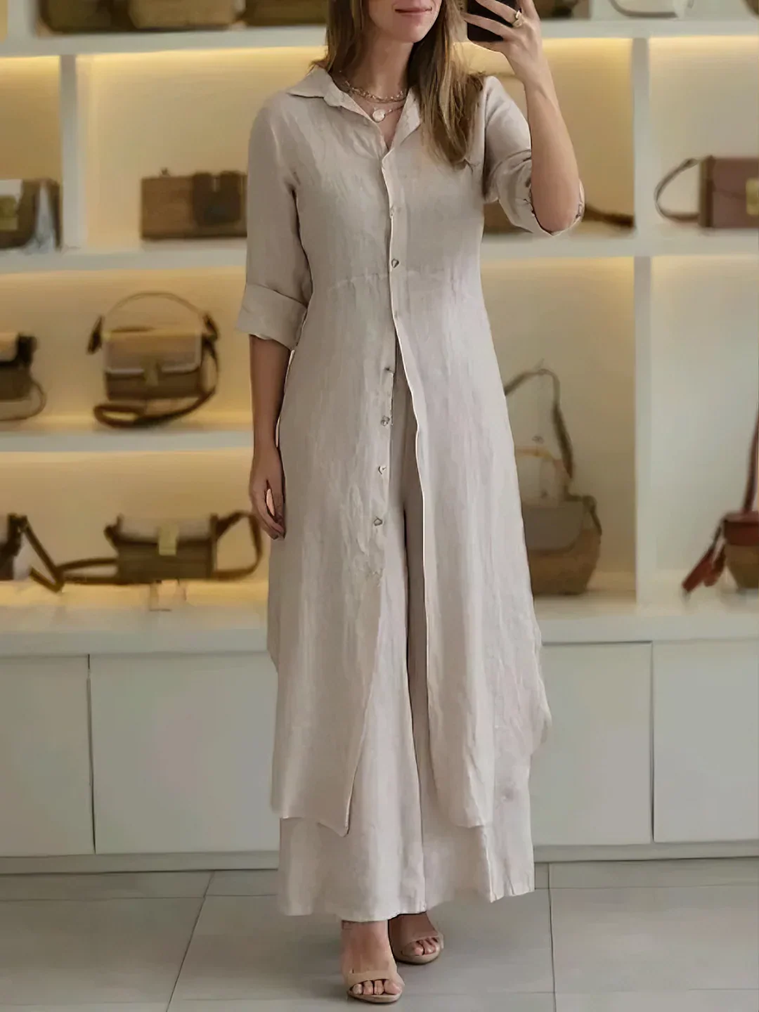 Gabriella Vacchetta™ Coordinated Two-Piece Set for Effortless Elegance