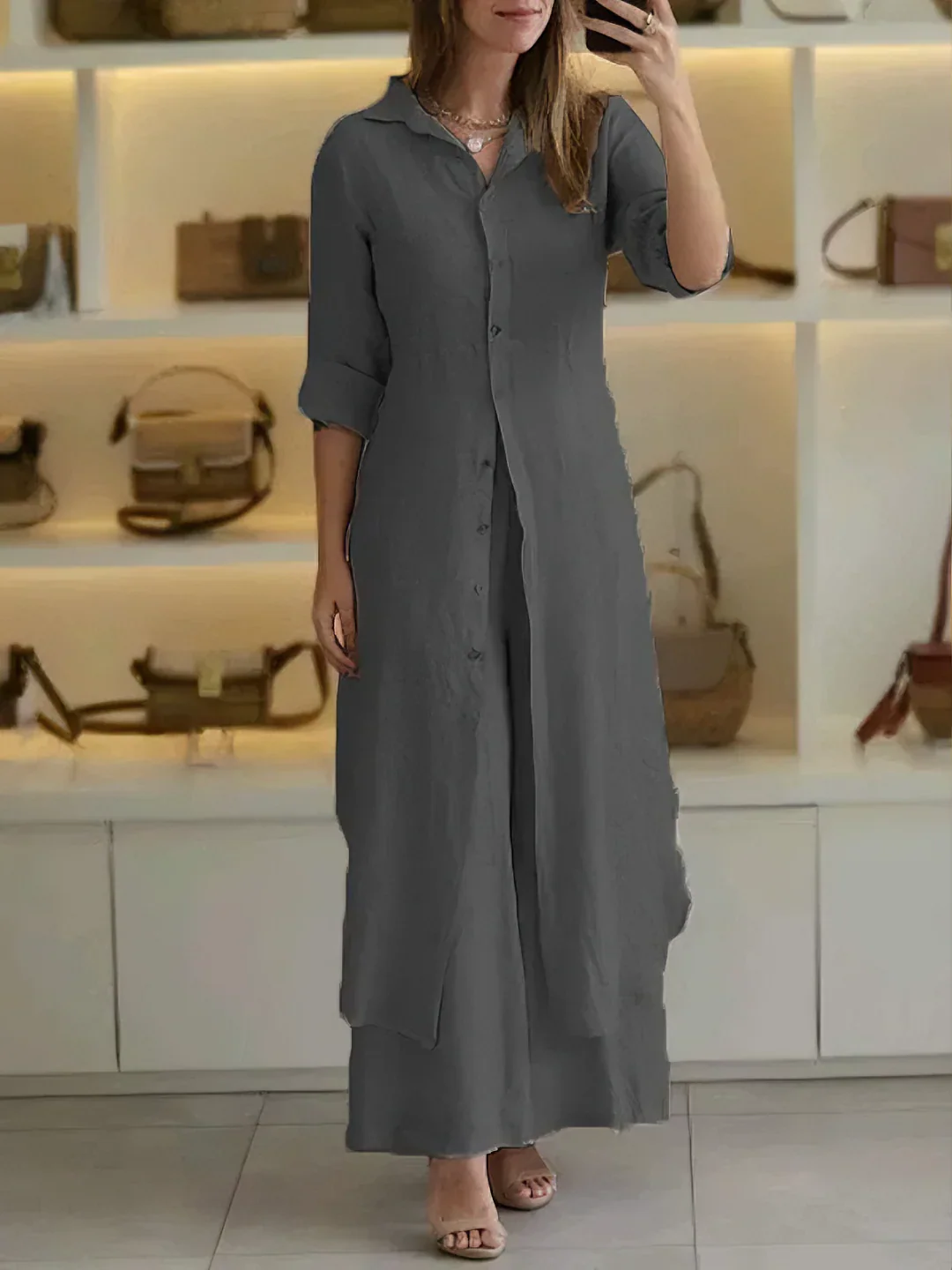 Gabriella Vacchetta™ Coordinated Two-Piece Set for Effortless Elegance
