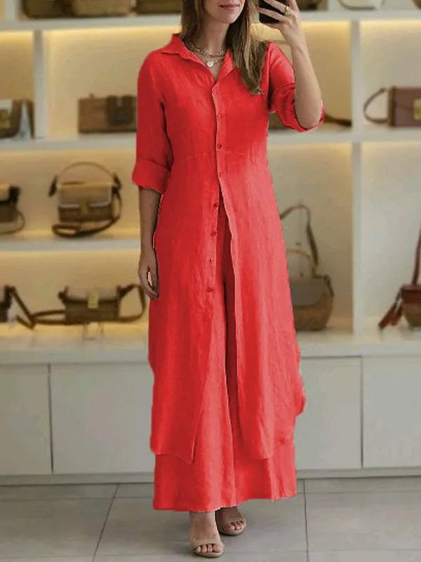 Gabriella Vacchetta™ Coordinated Two-Piece Set for Effortless Elegance