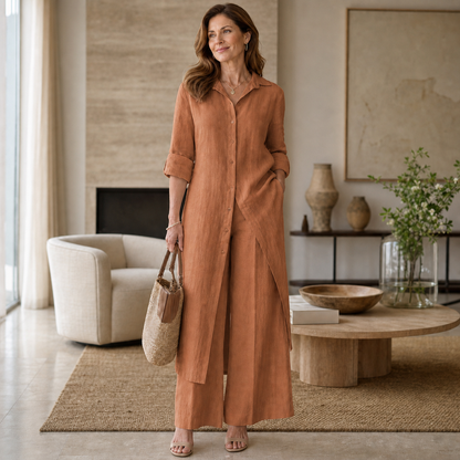 Gabriella Vacchetta™ Coordinated Two-Piece Set for Effortless Elegance