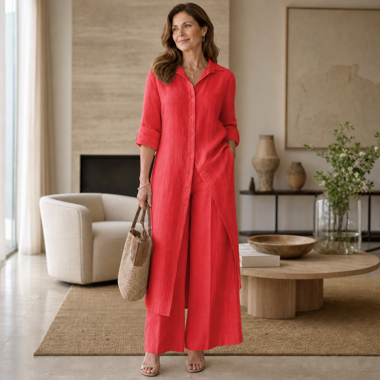 Gabriella Vacchetta™ Coordinated Two-Piece Set for Effortless Elegance
