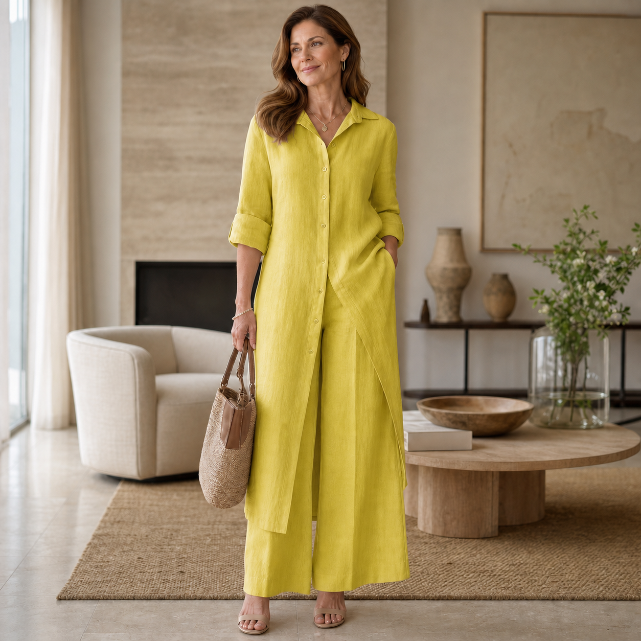 Gabriella Vacchetta™ Coordinated Two-Piece Set for Effortless Elegance