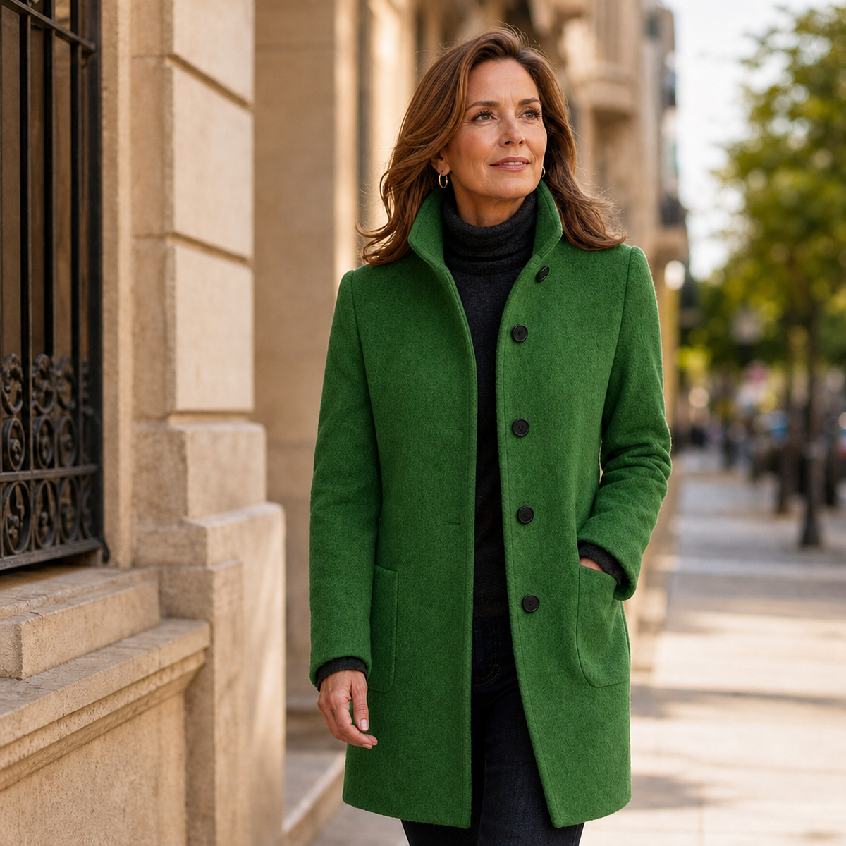Gaetana Gorini™ Versatile Coat for Effortless Polish
