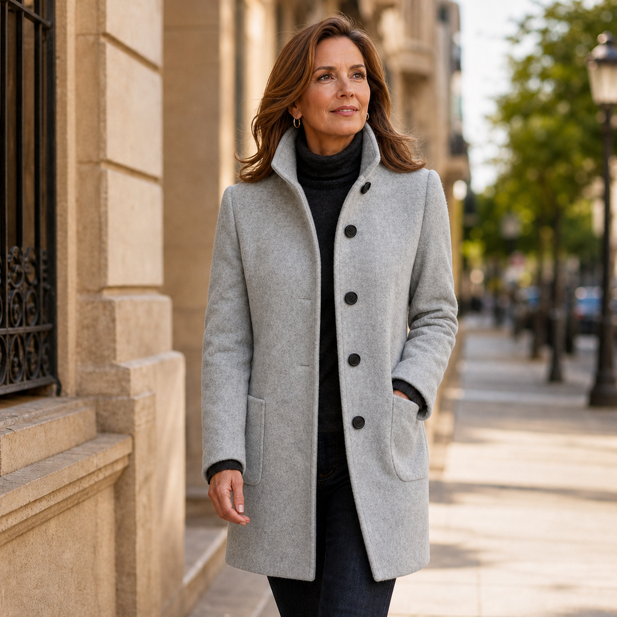 Gaetana Gorini™ Versatile Coat for Effortless Polish