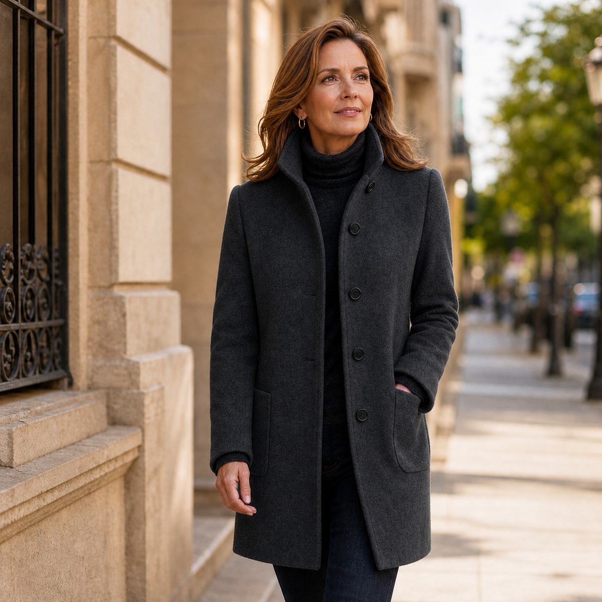 Gaetana Gorini™ Versatile Coat for Effortless Polish