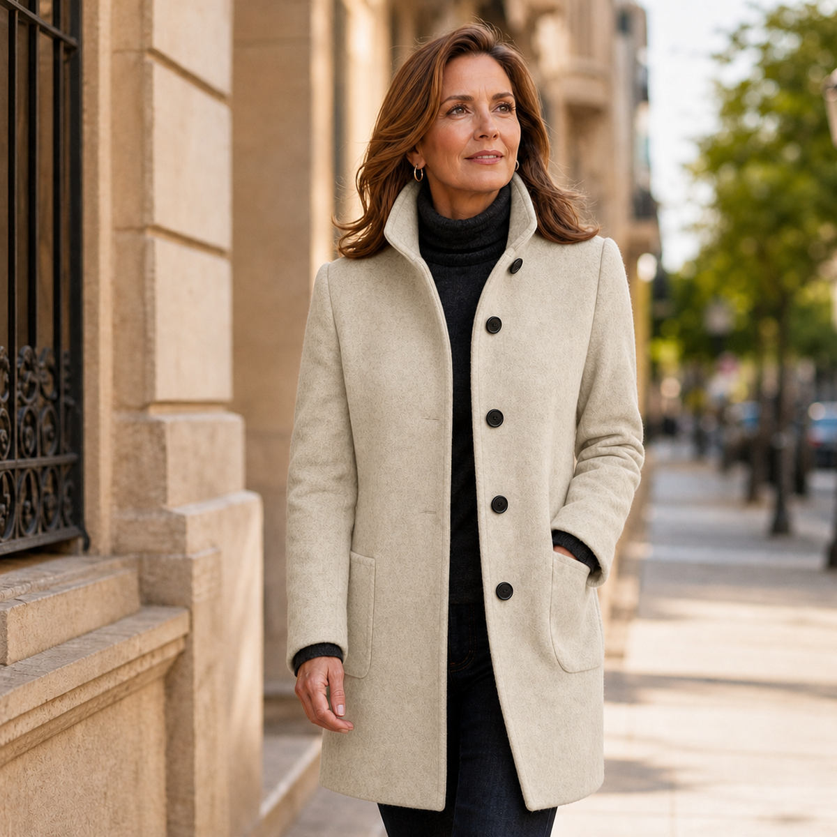 Gaetana Gorini™ Versatile Coat for Effortless Polish
