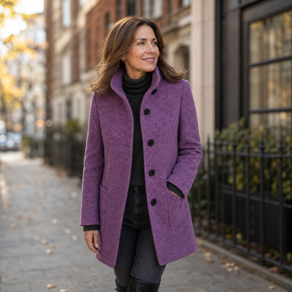 Gaetana Gorini™ Versatile Coat for Effortless Polish