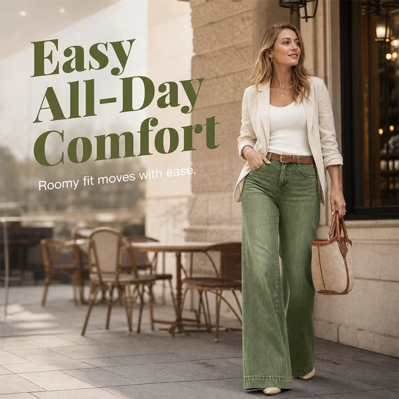 Gaia Iervolino™ Wide-Leg Jeans for a Taller Look
