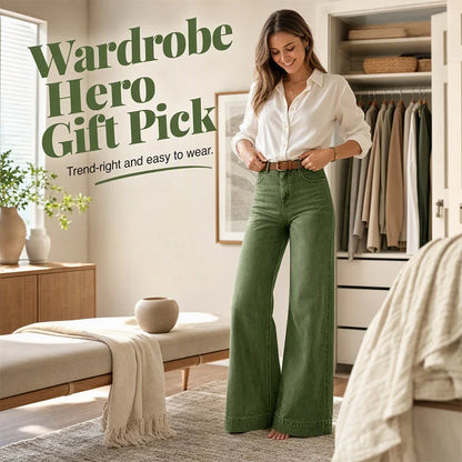 Gaia Iervolino™ Wide-Leg Jeans for a Taller Look
