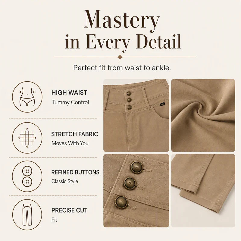 Galatea Bartolomei™ Slimming Stretch Pants for All-Day Comfort
