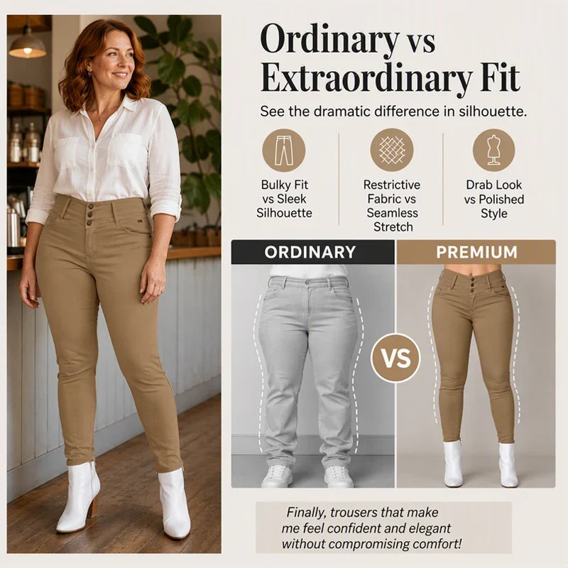 Galatea Bartolomei™ Slimming Stretch Pants for All-Day Comfort