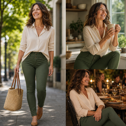 Galatea Bartolomei™ Slimming Stretch Pants for All-Day Comfort