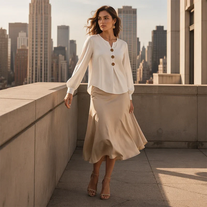 Galatea Bassetti™ Soft Blouse for Everyday Refinement