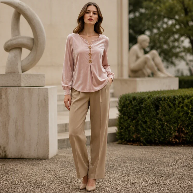 Galatea Bassetti™ Soft Blouse for Everyday Refinement
