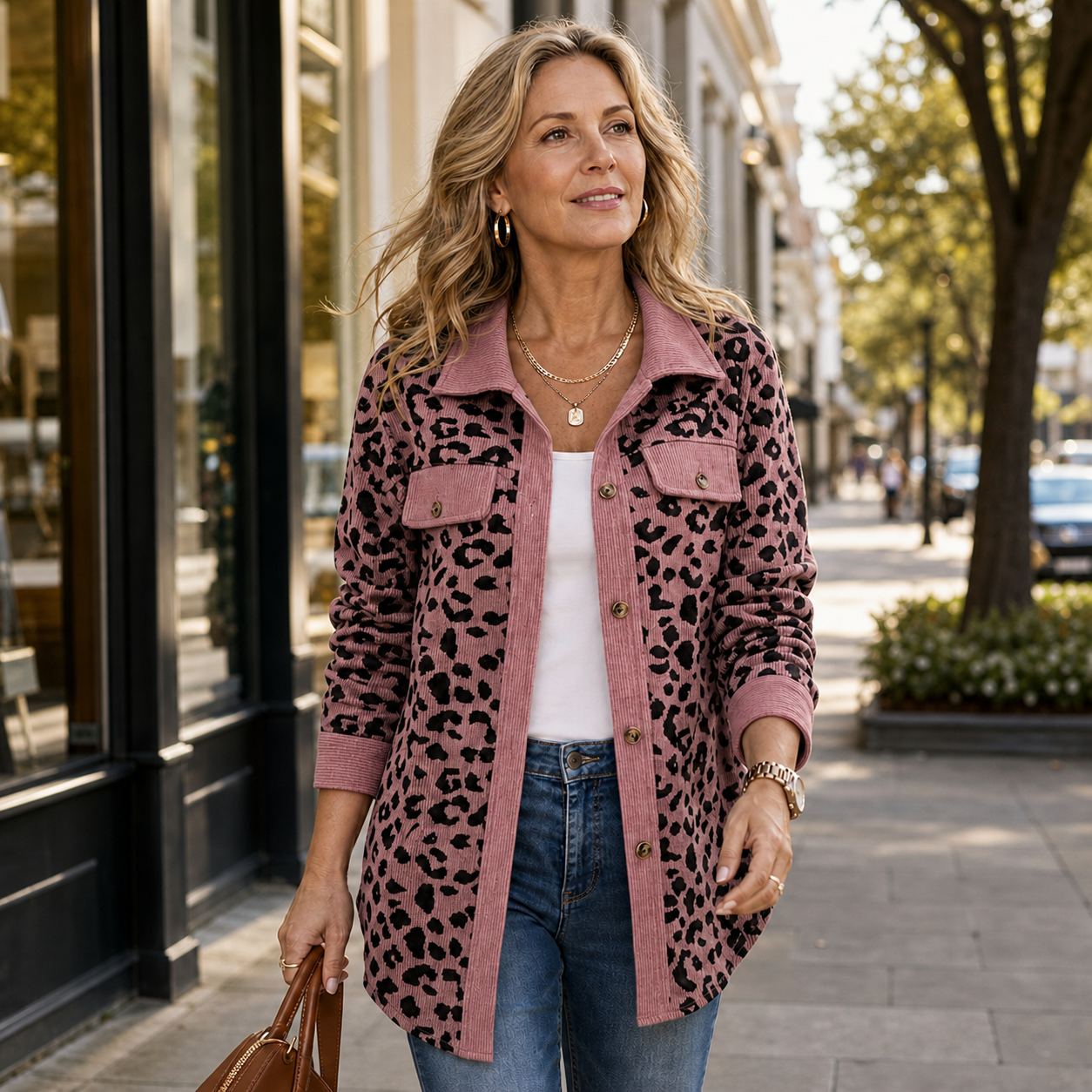Galatea Belmonte™ Animal Print Cardigan for Effortless Layering