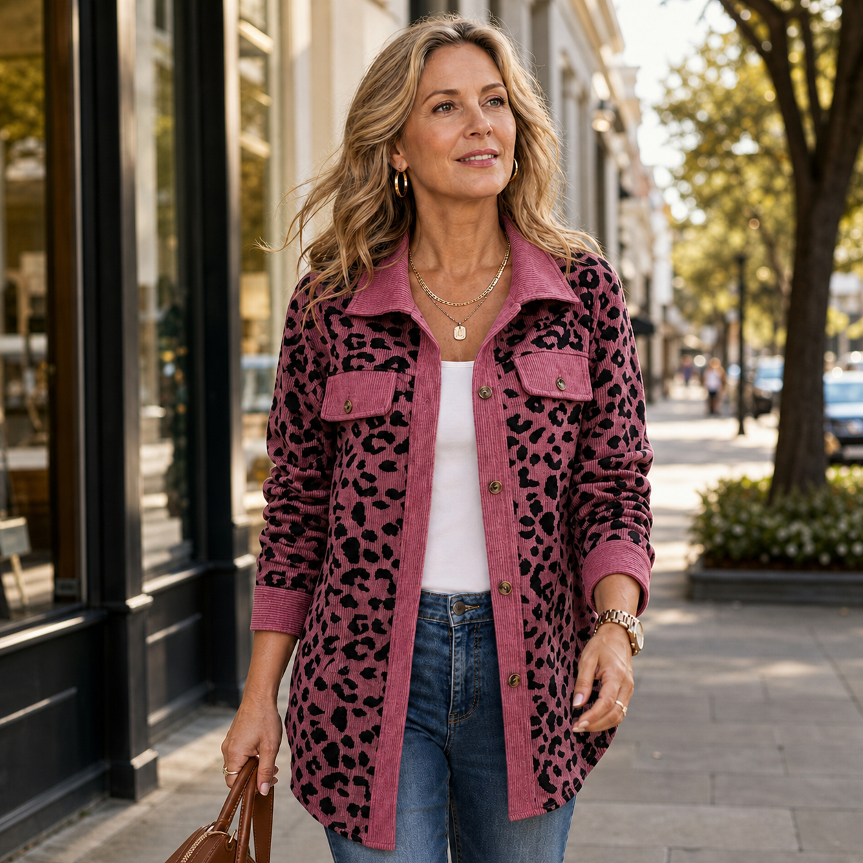 Galatea Belmonte™ Animal Print Cardigan for Effortless Layering