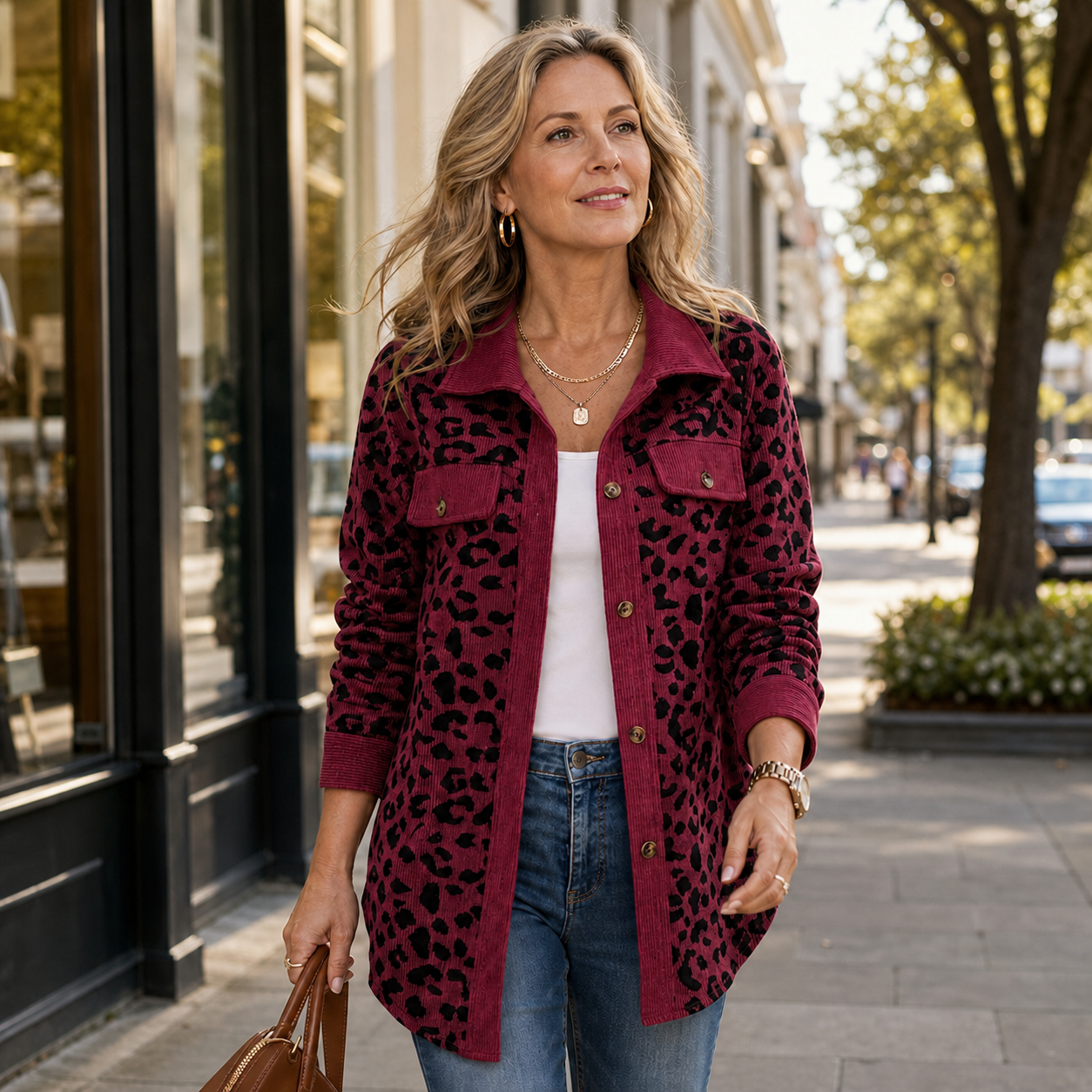 Galatea Belmonte™ Animal Print Cardigan for Effortless Layering