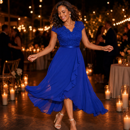 Galatea Benigni™ Elegant Lace Gown for Weddings and Galas
