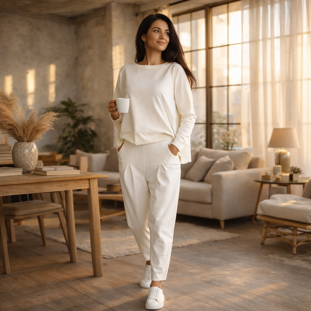 Galatea Calogero™ Relaxed Two-Piece Loungewear Set